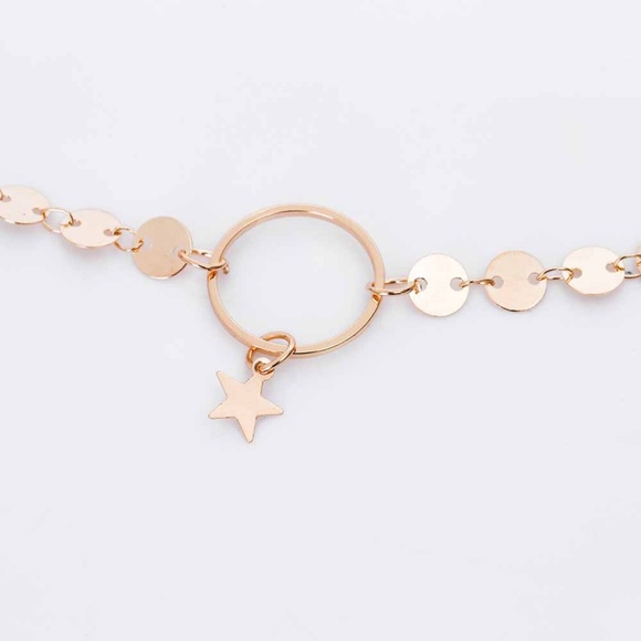 Star Choker & Long Tassel Necklace - Picture 4 of 6